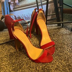 Charlotte Russe size 9 hot pink heels.